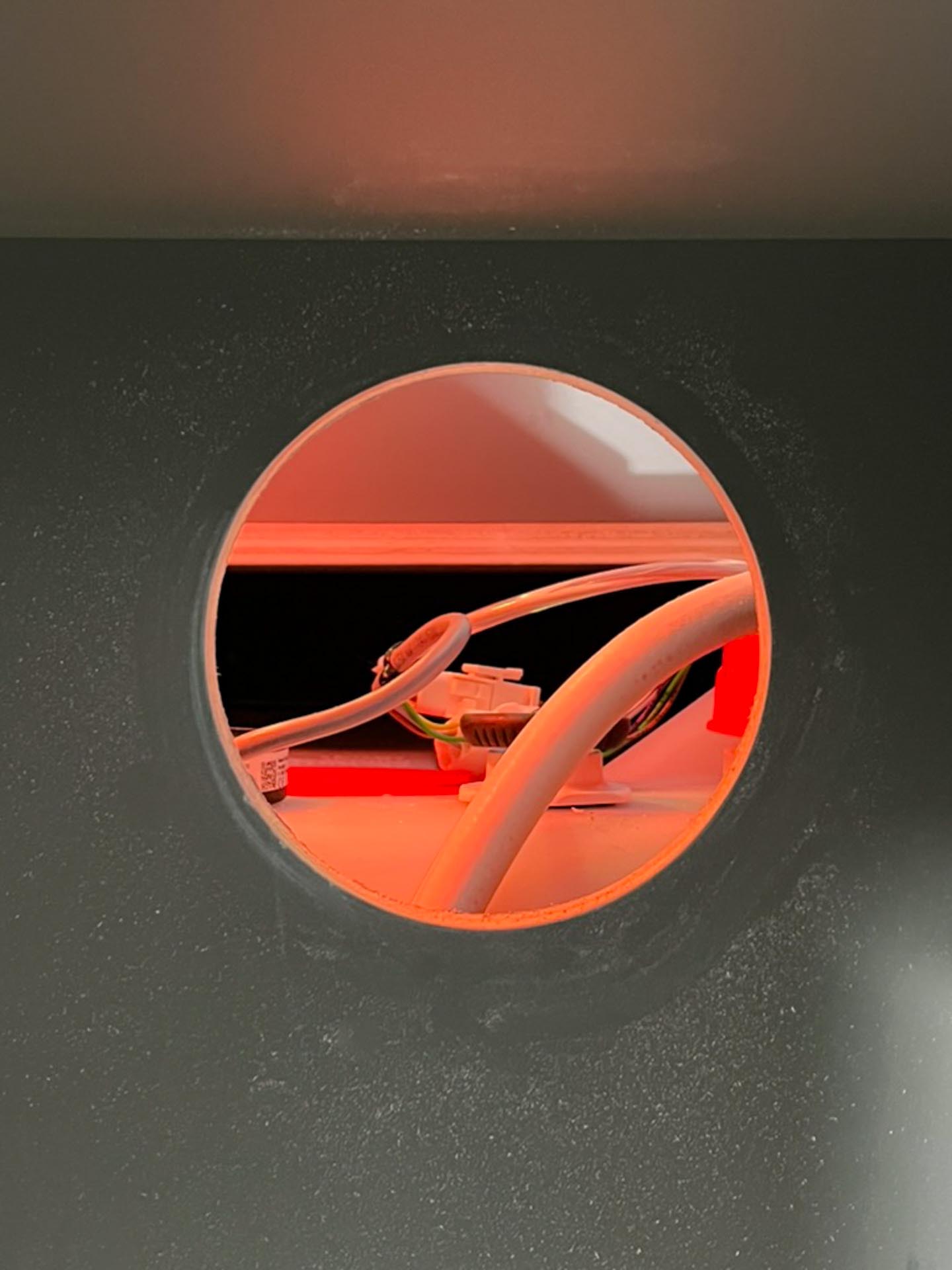 Loch mit Lochkreissäge